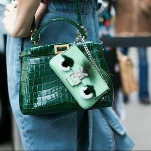 Fendi Micro Monster Baguette Peekaboo